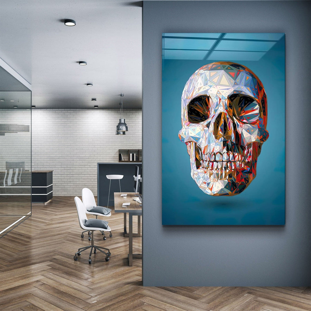 ・"Skullart"・Glass Wall Art | Artdesigna Glass Printing Wall Arts.