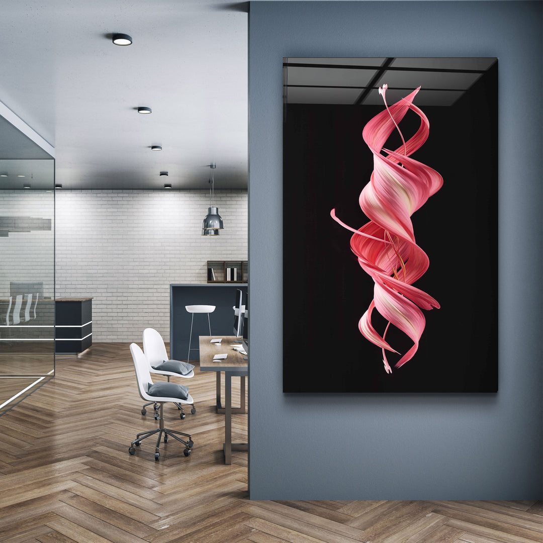 ・"Twisted"・Designer's Collection Glass Wall Art