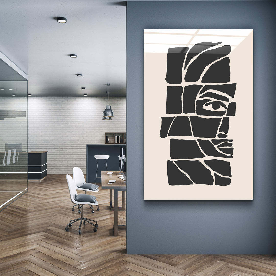 ・"Scandinavian V4"・Glass Wall Art