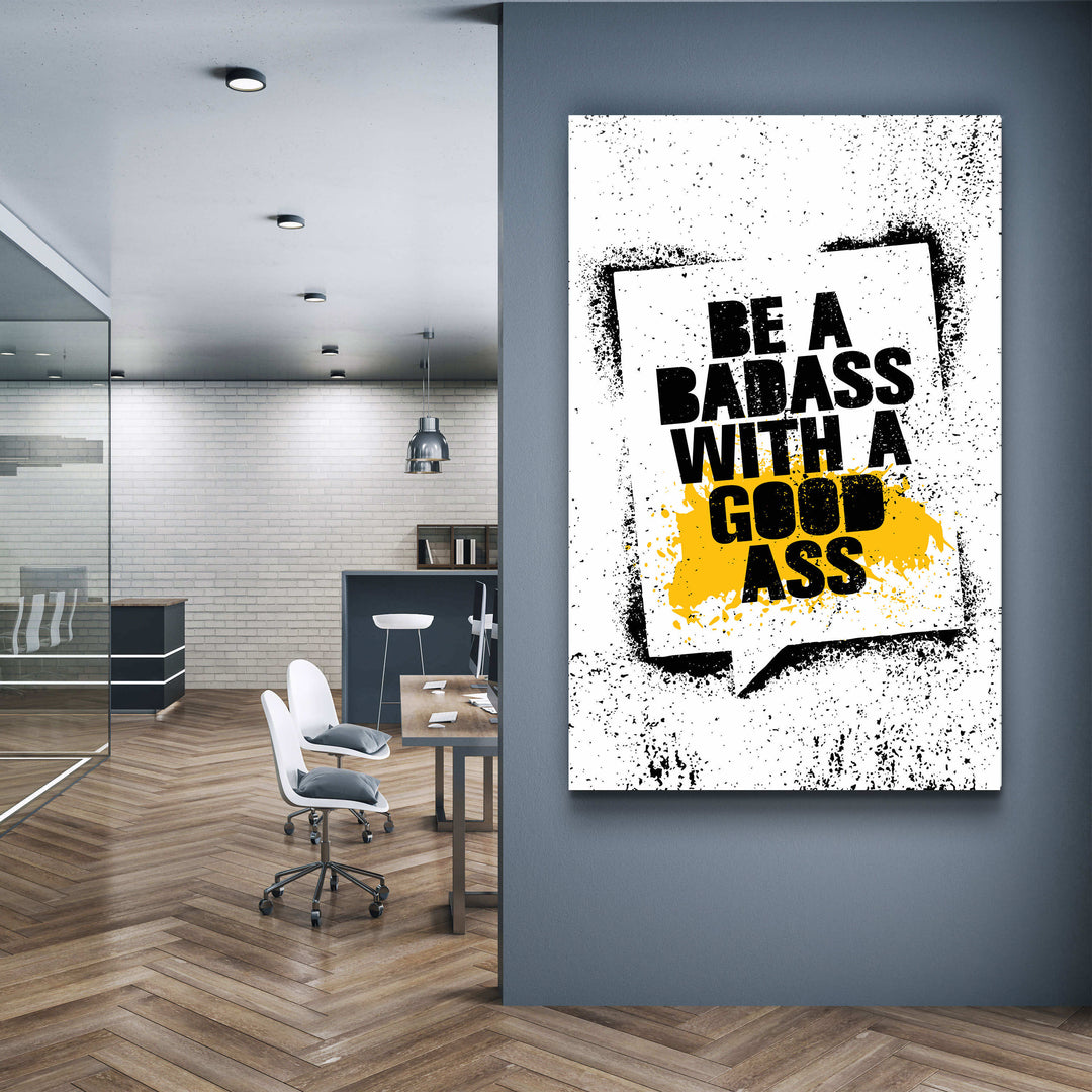 ・"Be a"・Motivational Glass Wall Art