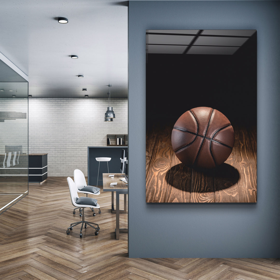 ・"Basketball"・Glass Wall Art | Artdesigna Glass Printing Wall Arts.