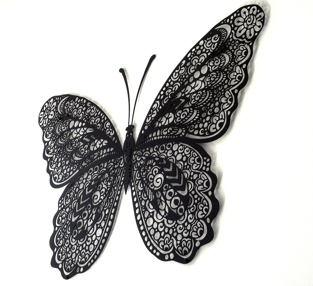 ・"Butterfly"・Premium Metal Wall Art - Limited Edition | Artdesigna Glass Printing Wall Arts.