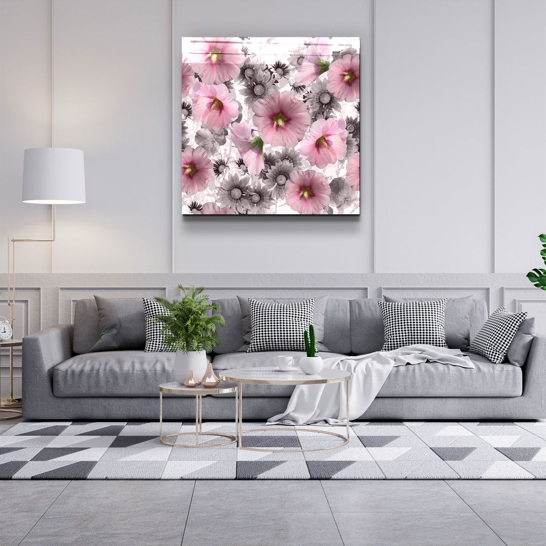 ・"Flower"・Glass Wall Art | Artdesigna Glass Printing Wall Arts.