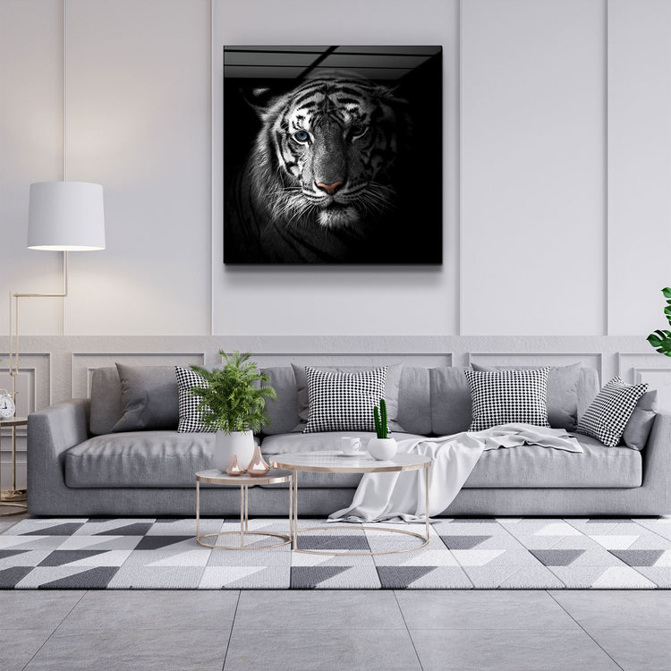 ・"Tiger"・Glass Wall Art | Artdesigna Glass Printing Wall Arts.