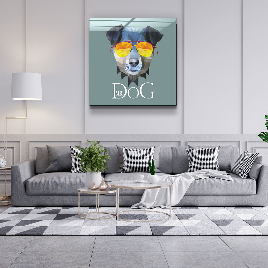 ・"Dog"・Glass Wall Art | Artdesigna Glass Printing Wall Arts.