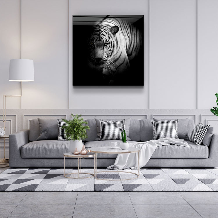 ・"Leopard"・Glass Wall Art | Artdesigna Glass Printing Wall Arts.