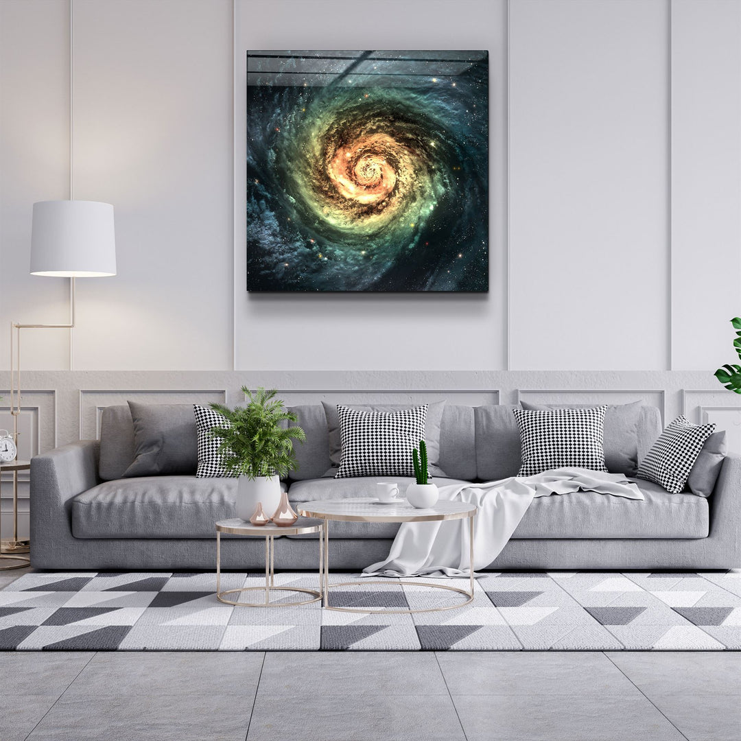 ・"In the Space-1"・Glass Wall Art | Artdesigna Glass Printing Wall Arts.