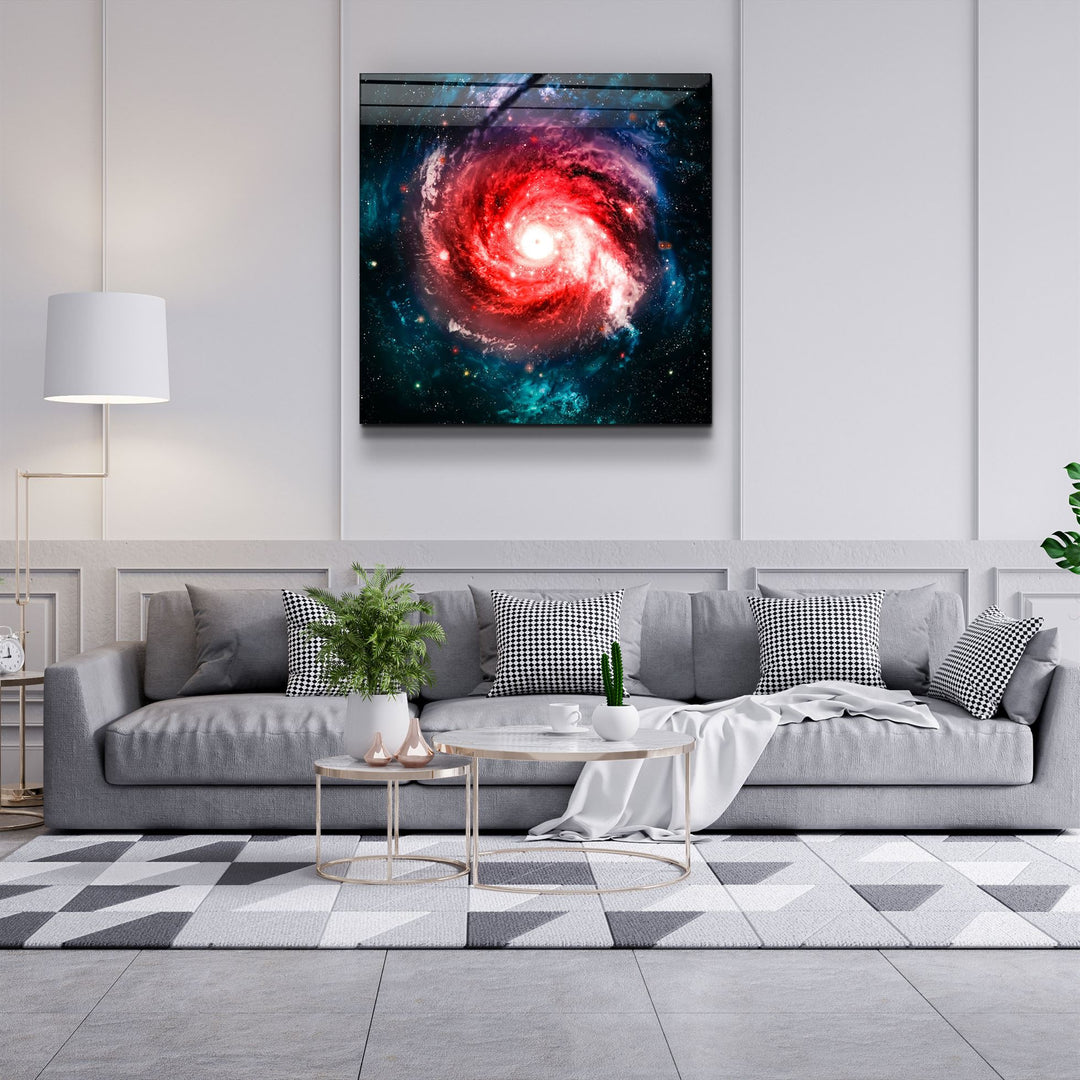 ・"In the Space-2"・Glass Wall Art | Artdesigna Glass Printing Wall Arts.