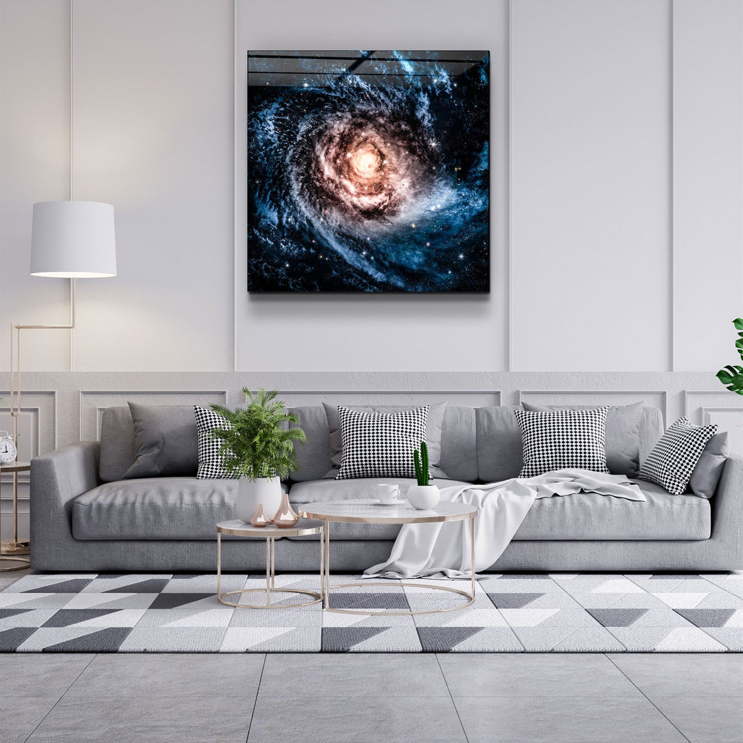 ・"In the Space-3"・Glass Wall Art | Artdesigna Glass Printing Wall Arts.