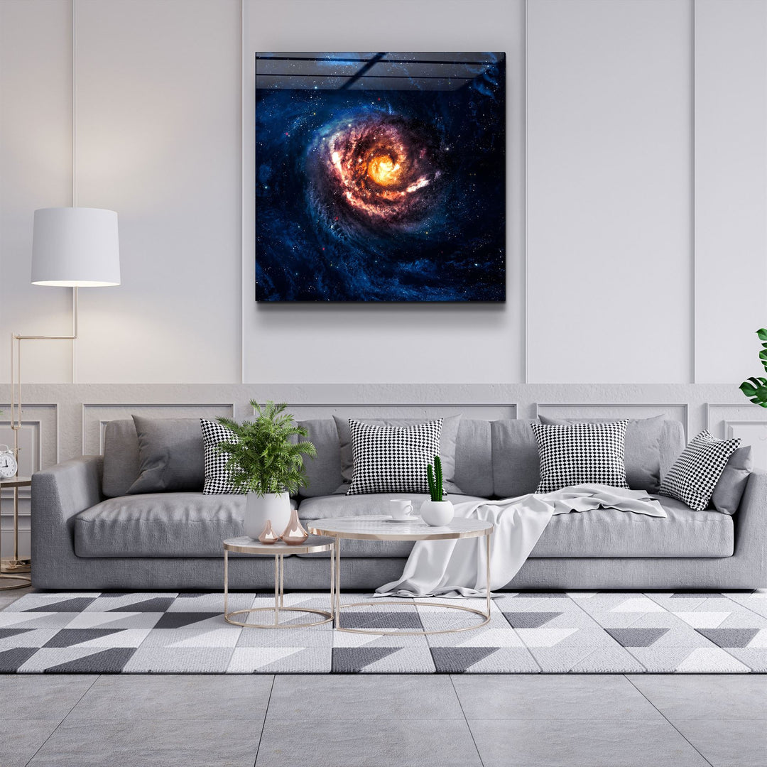 ・"In the Space-4"・Glass Wall Art | Artdesigna Glass Printing Wall Arts.