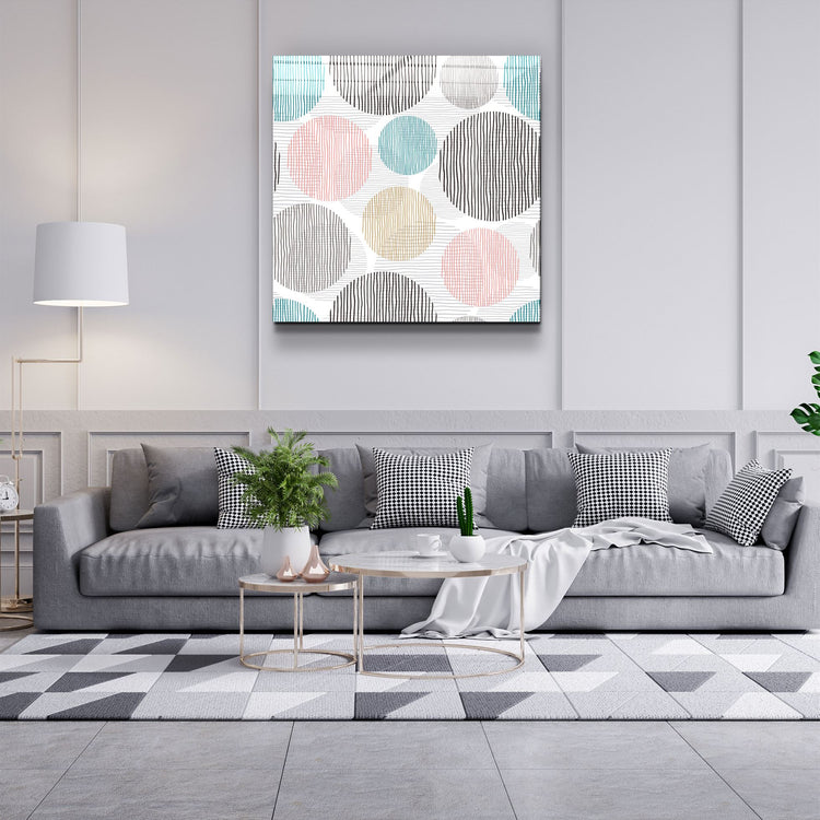 ・"Dots"・Glass Wall Art | Artdesigna Glass Printing Wall Arts.