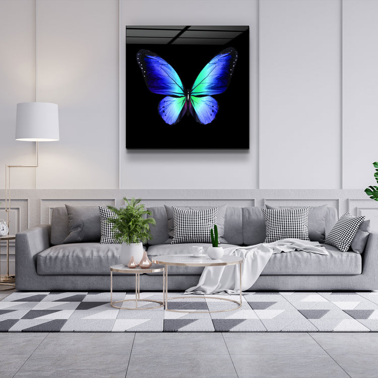 ・"Butterfly"・Glass Wall Art | Artdesigna Glass Printing Wall Arts.