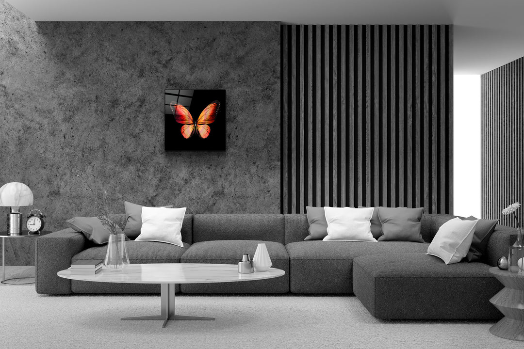 ・"Butterfly"・Glass Wall Art | Artdesigna Glass Printing Wall Arts.