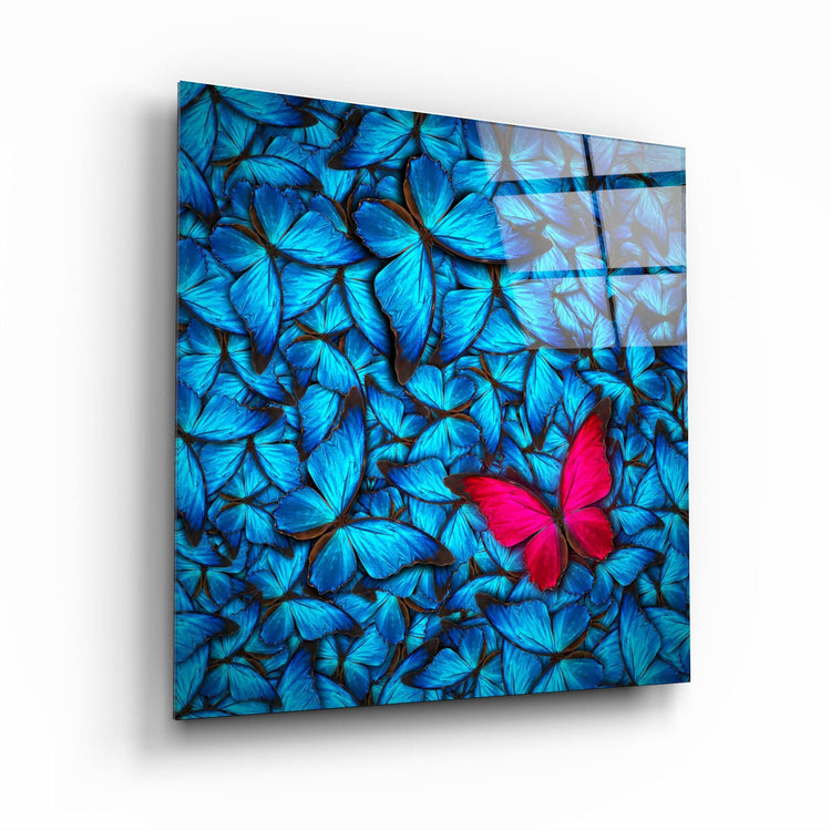 ・"Butterfly"・Glass Wall Art | Artdesigna Glass Printing Wall Arts.