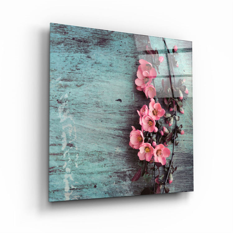 ・"Flower"・Glass Wall Art | Artdesigna Glass Printing Wall Arts.