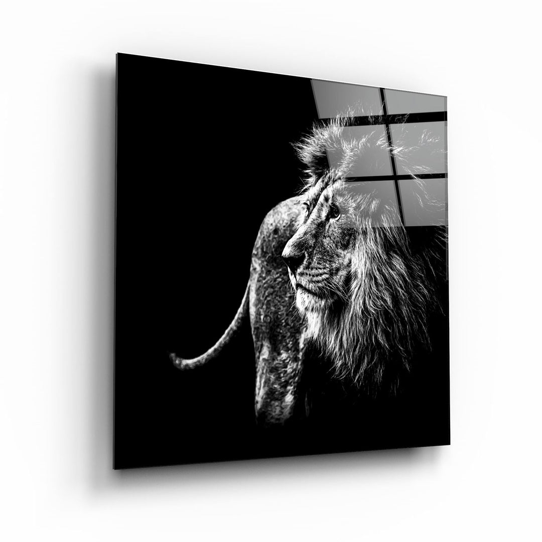 ・"Lion"・Glass Wall Art | Artdesigna Glass Printing Wall Arts.