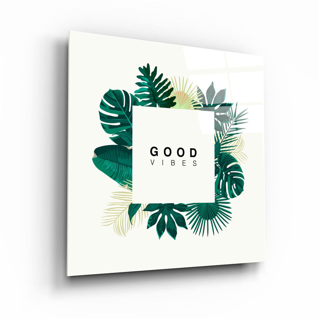 ・"Good Feelings"・Glass Wall Art | Artdesigna Glass Printing Wall Arts.