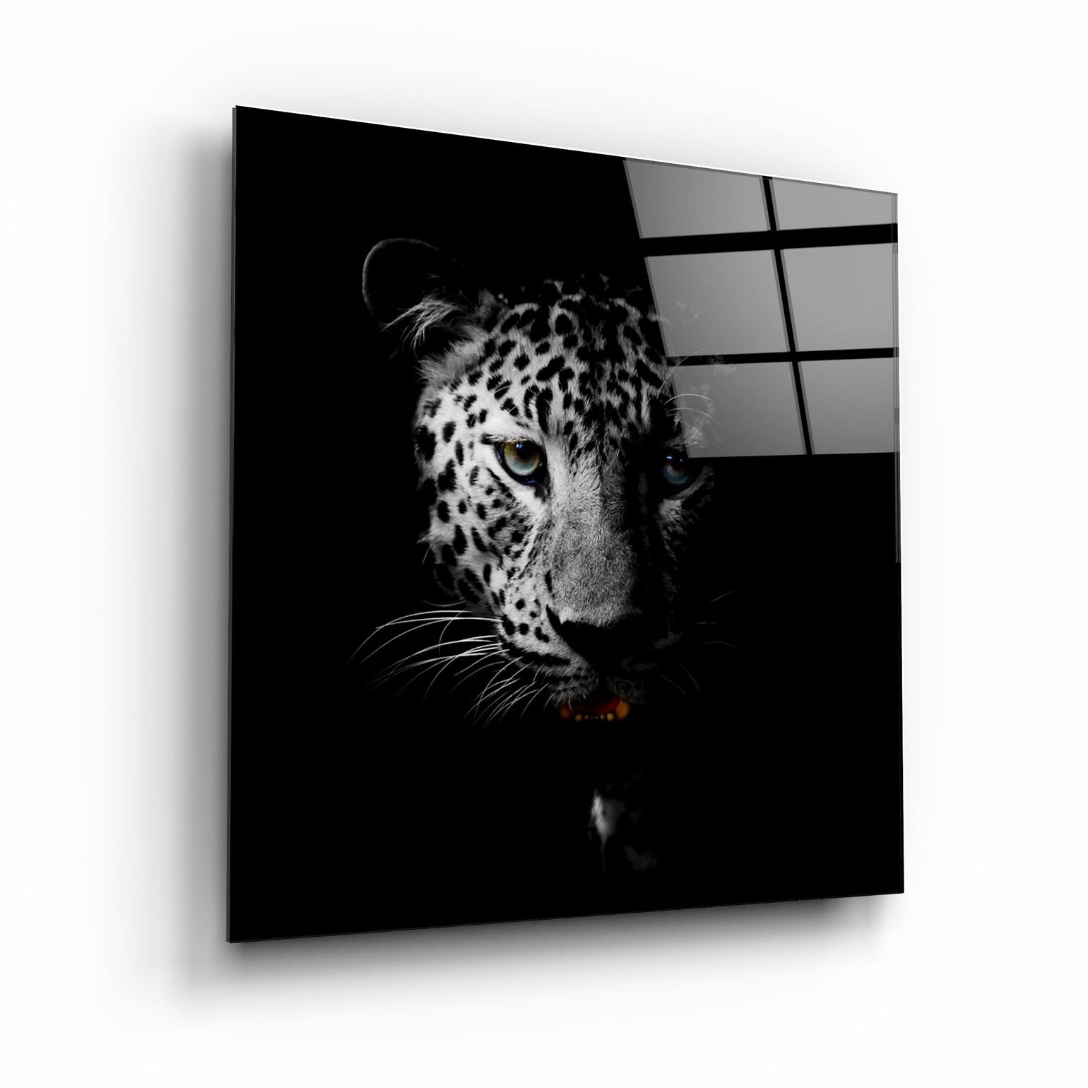 ・"Leopard"・Glass Wall Art | Artdesigna Glass Printing Wall Arts.
