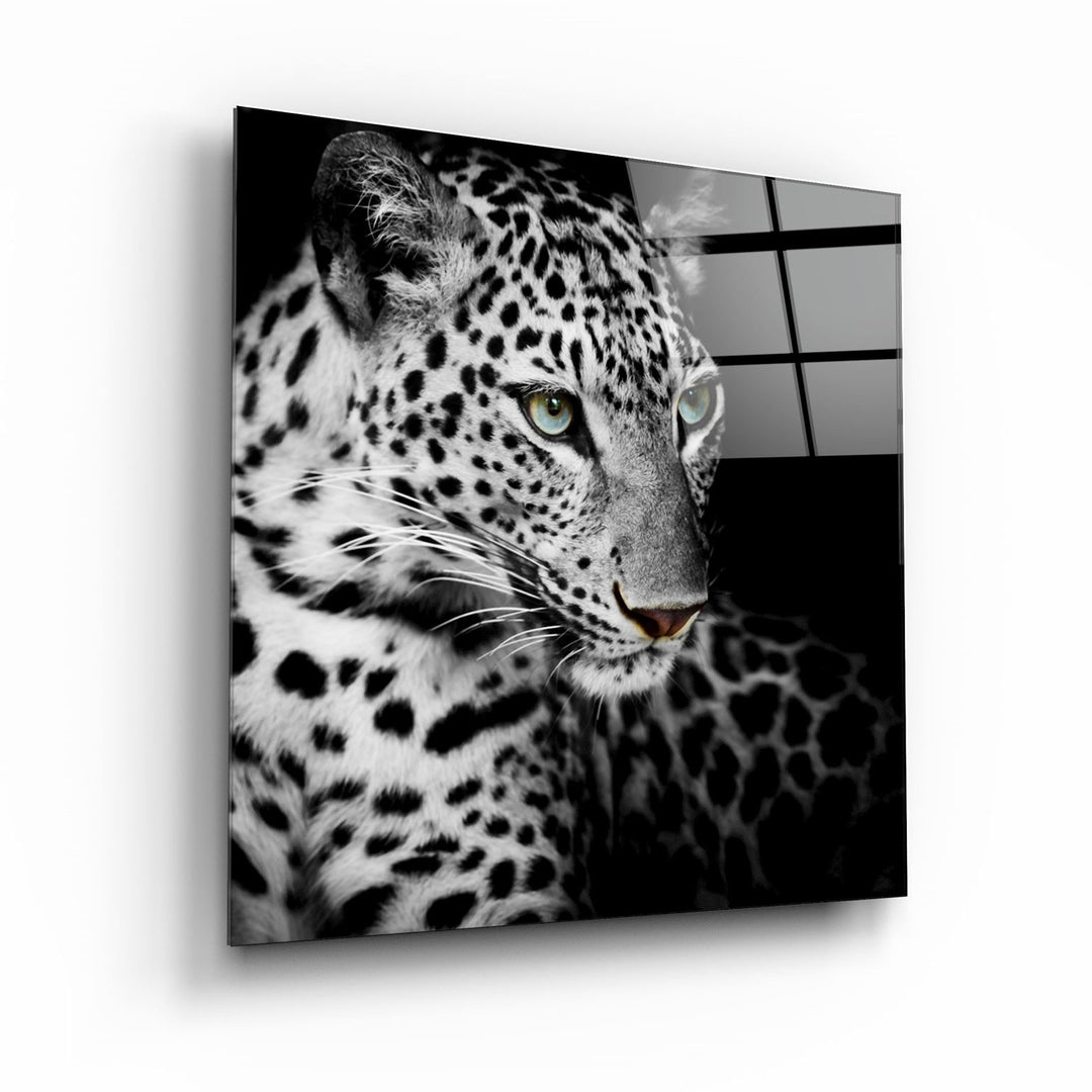 ・"Leopard"・Glass Wall Art | Artdesigna Glass Printing Wall Arts.