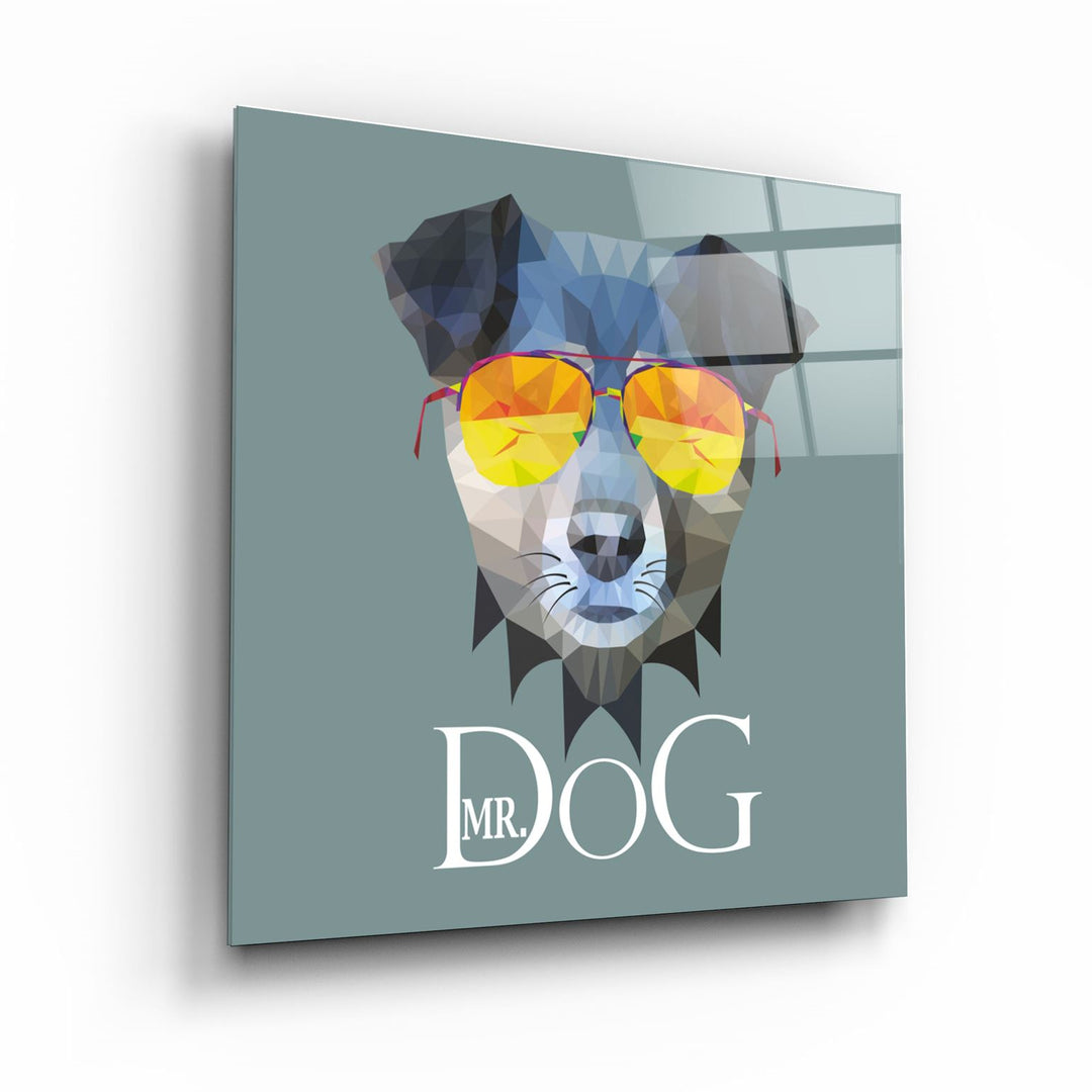 ・"Dog"・Glass Wall Art | Artdesigna Glass Printing Wall Arts.