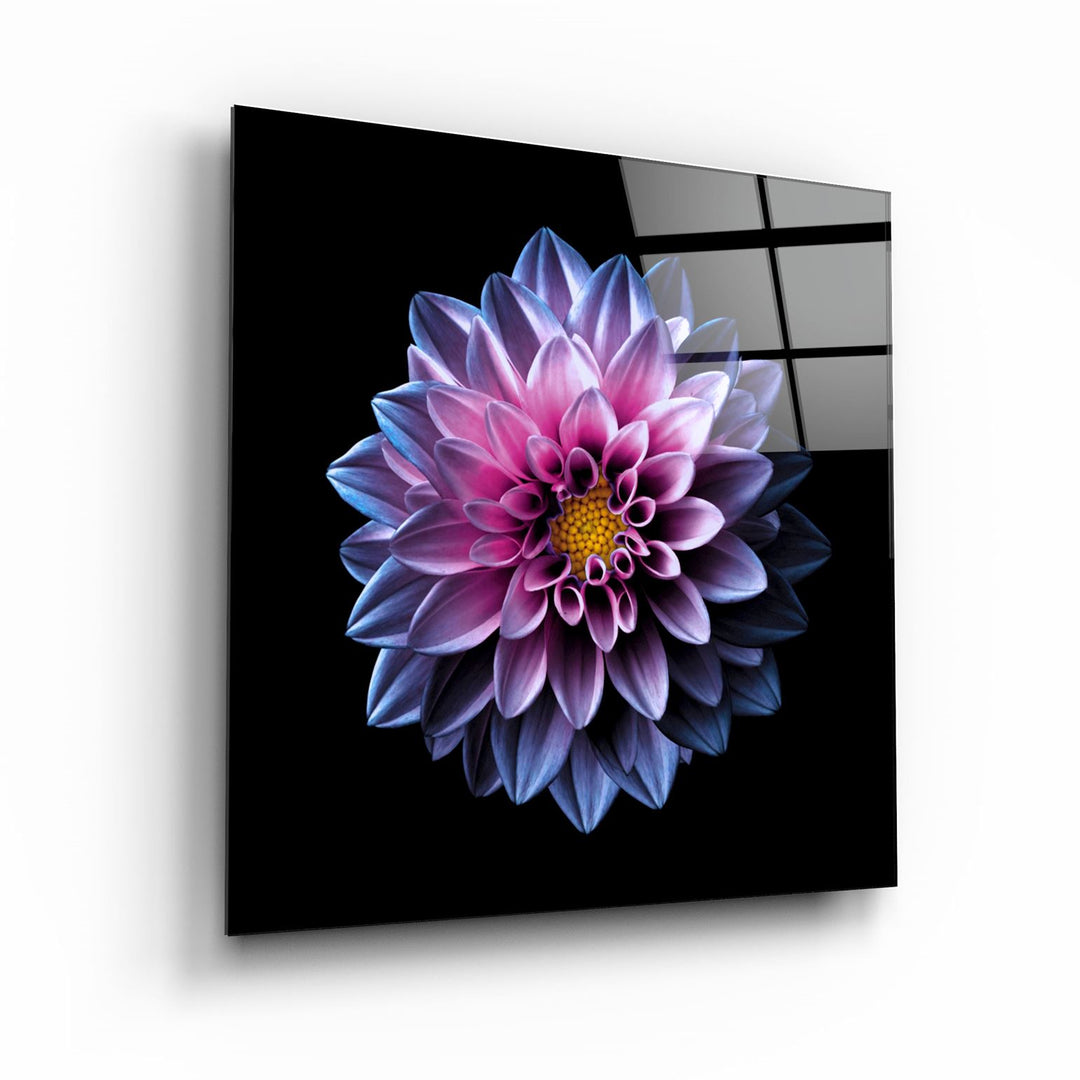 ・"Purple Flower"・Glass Wall Art | Artdesigna Glass Printing Wall Arts.