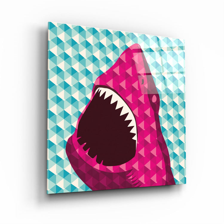 ・"Shark"・Glass Wall Art | Artdesigna Glass Printing Wall Arts.