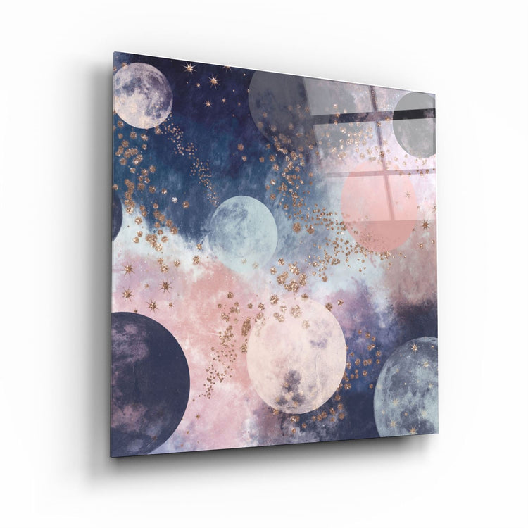 ."Pastel Abstract 4". Glass Wall Art | Artdesigna Glass Printing Wall Arts.