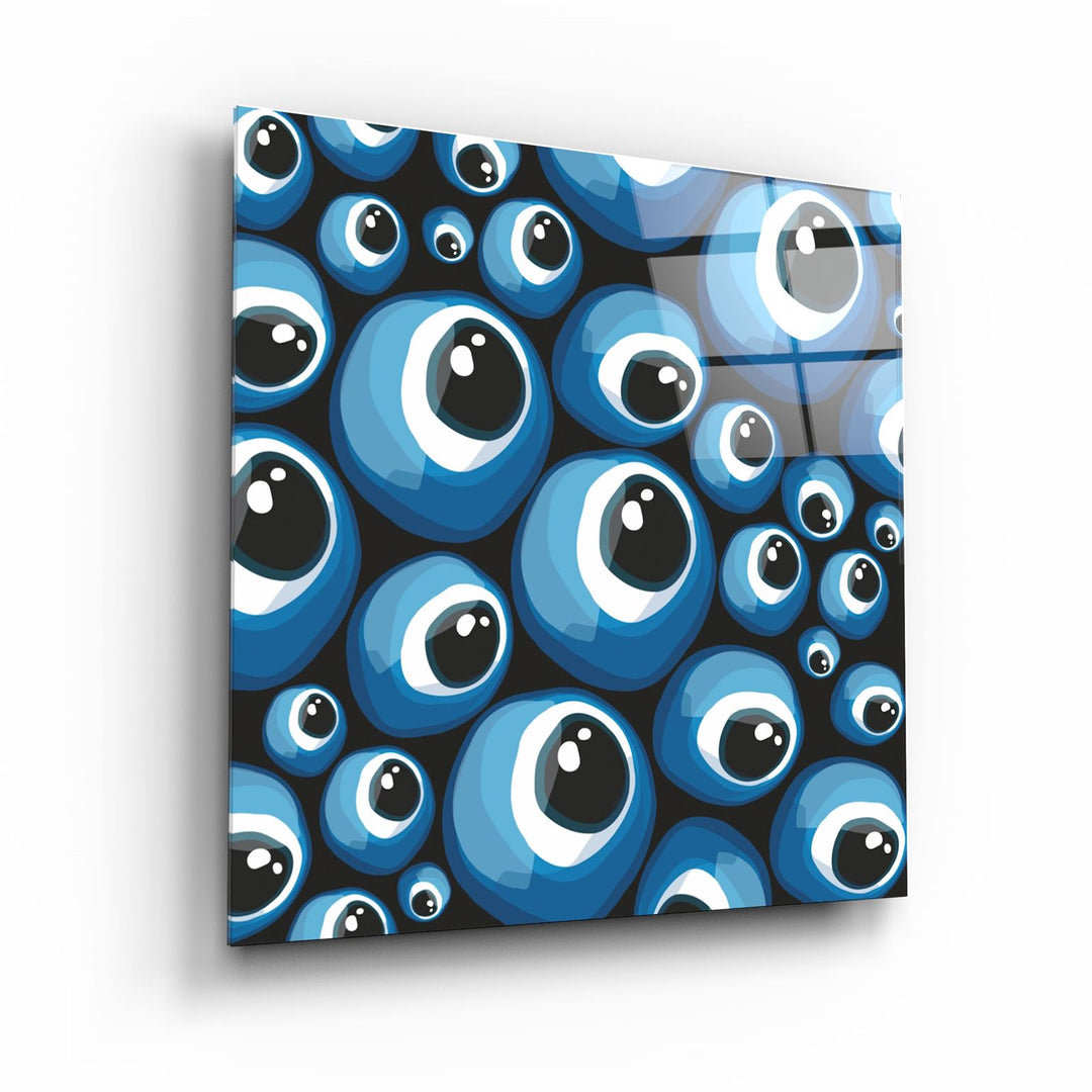 ・"Eyeballs"・Glass Wall Art | Artdesigna Glass Printing Wall Arts.