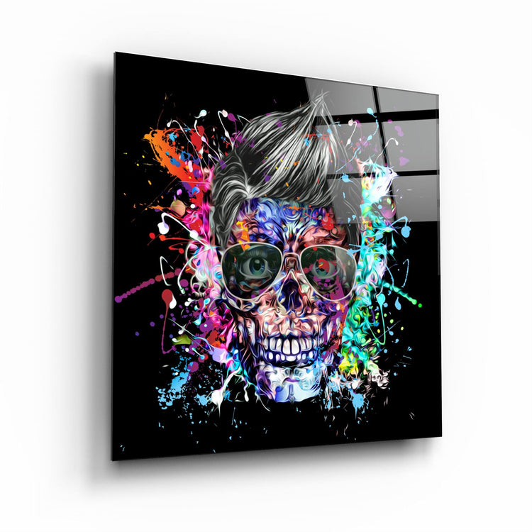 ・"Skulla2"・Glass Wall Art | Artdesigna Glass Printing Wall Arts.