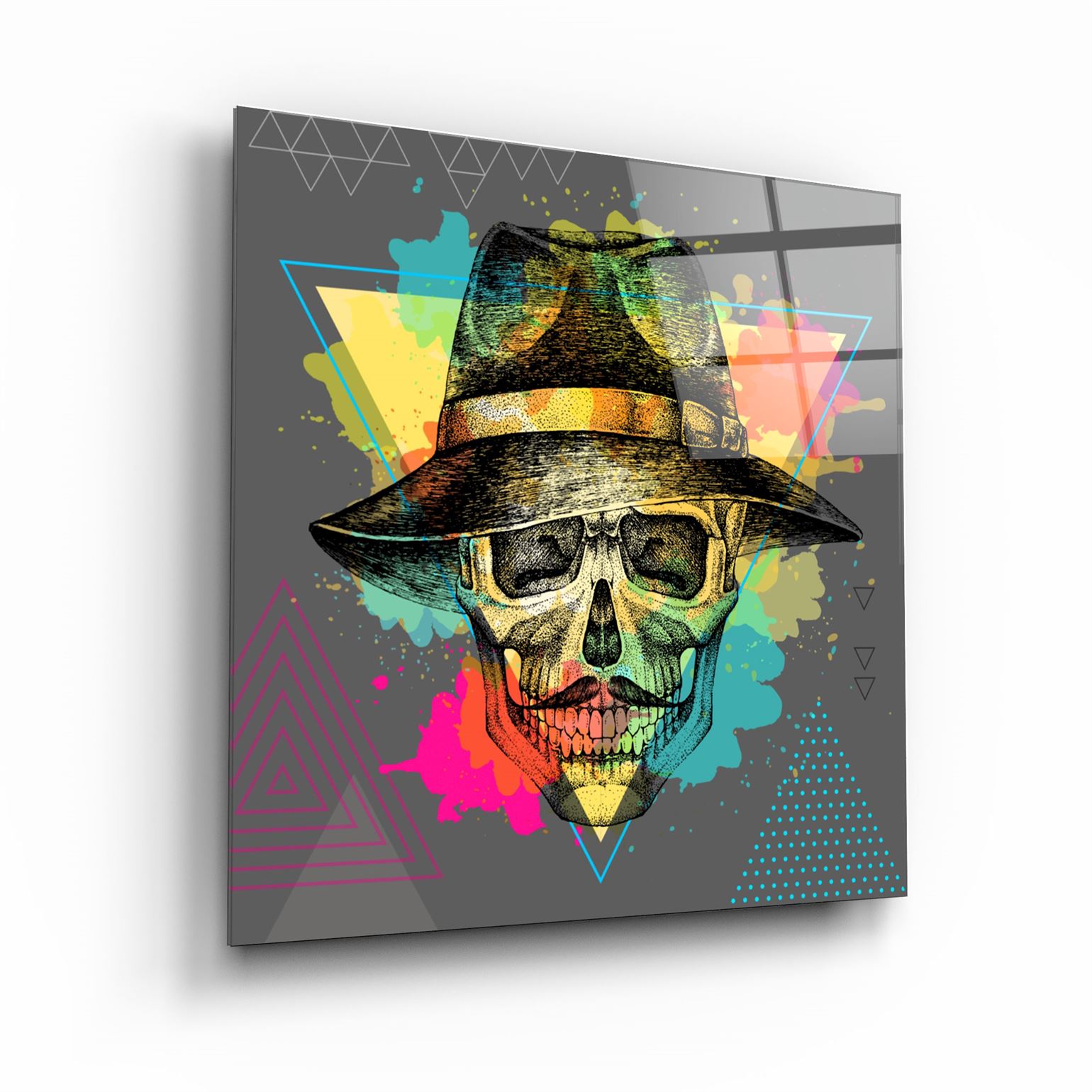 ・"Skulla4"・Glass Wall Art | Artdesigna Glass Printing Wall Arts.