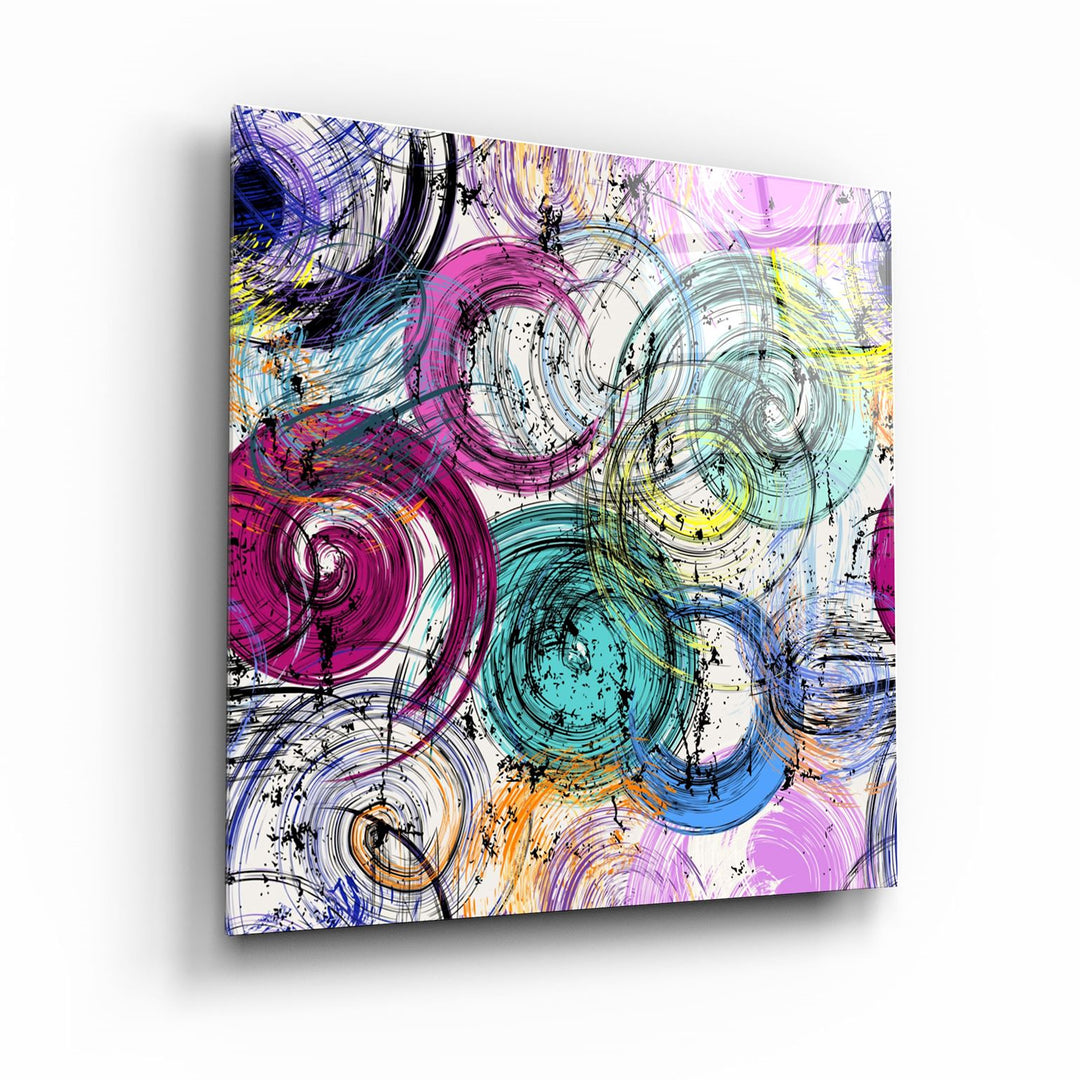 ・"Absctract Colors"・Glass Wall Art | Artdesigna Glass Printing Wall Arts.