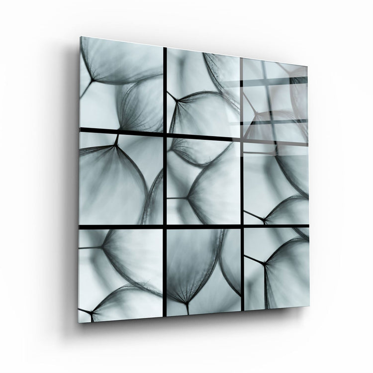 ・"Flower Mosaic"・Glass Wall Art | Artdesigna Glass Printing Wall Arts.