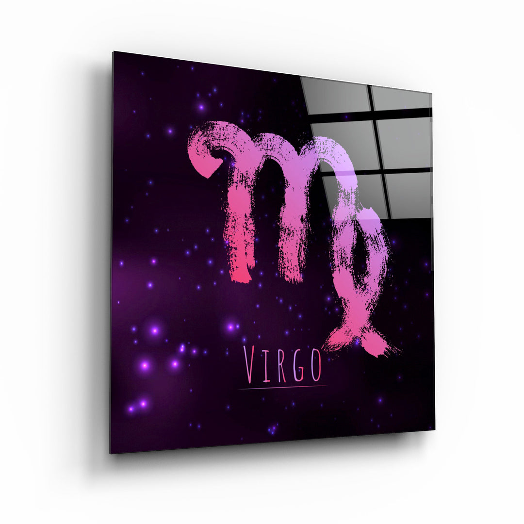 ."Zodiac V2 - Virgo". Glass Wall Art | Artdesigna Glass Printing Wall Arts.