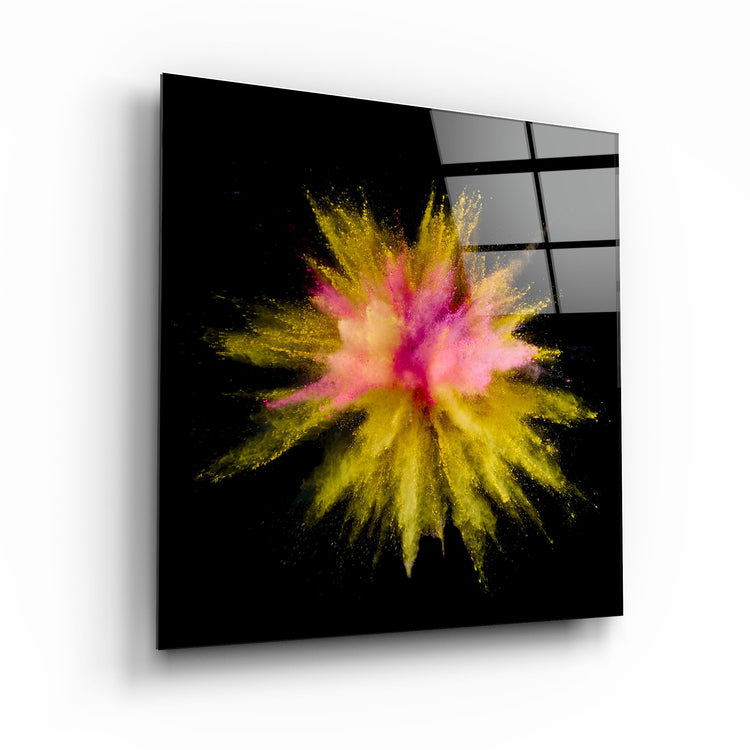 ・"Colorful Explosion V2"・Glass Wall Art | Artdesigna Glass Printing Wall Arts.