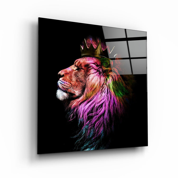 ・"The King"・Desginer's Collection Glass Wall Art | Artdesigna Glass Printing Wall Arts.