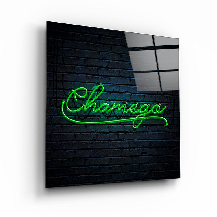 ・"Chamego"・Glass Wall Art | Artdesigna Glass Printing Wall Arts.