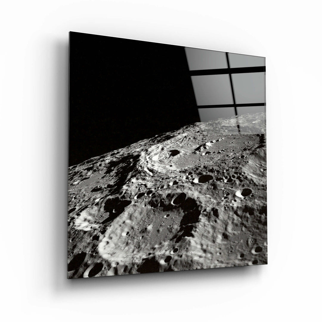 ."On the Moon". Designer's Collection Glass Wall Art