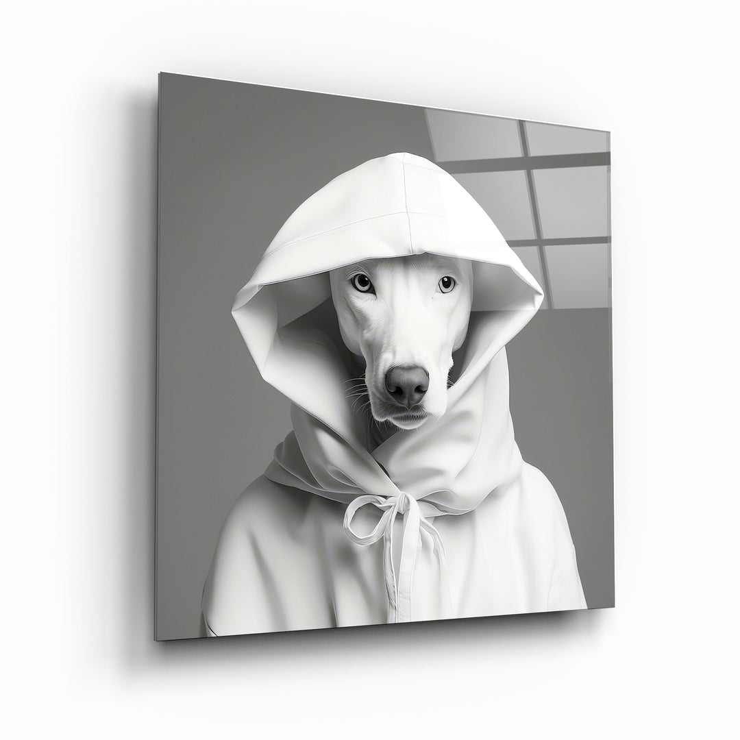 ."Stylish Dogs - V1". Designer's Collection Glass Wall Art