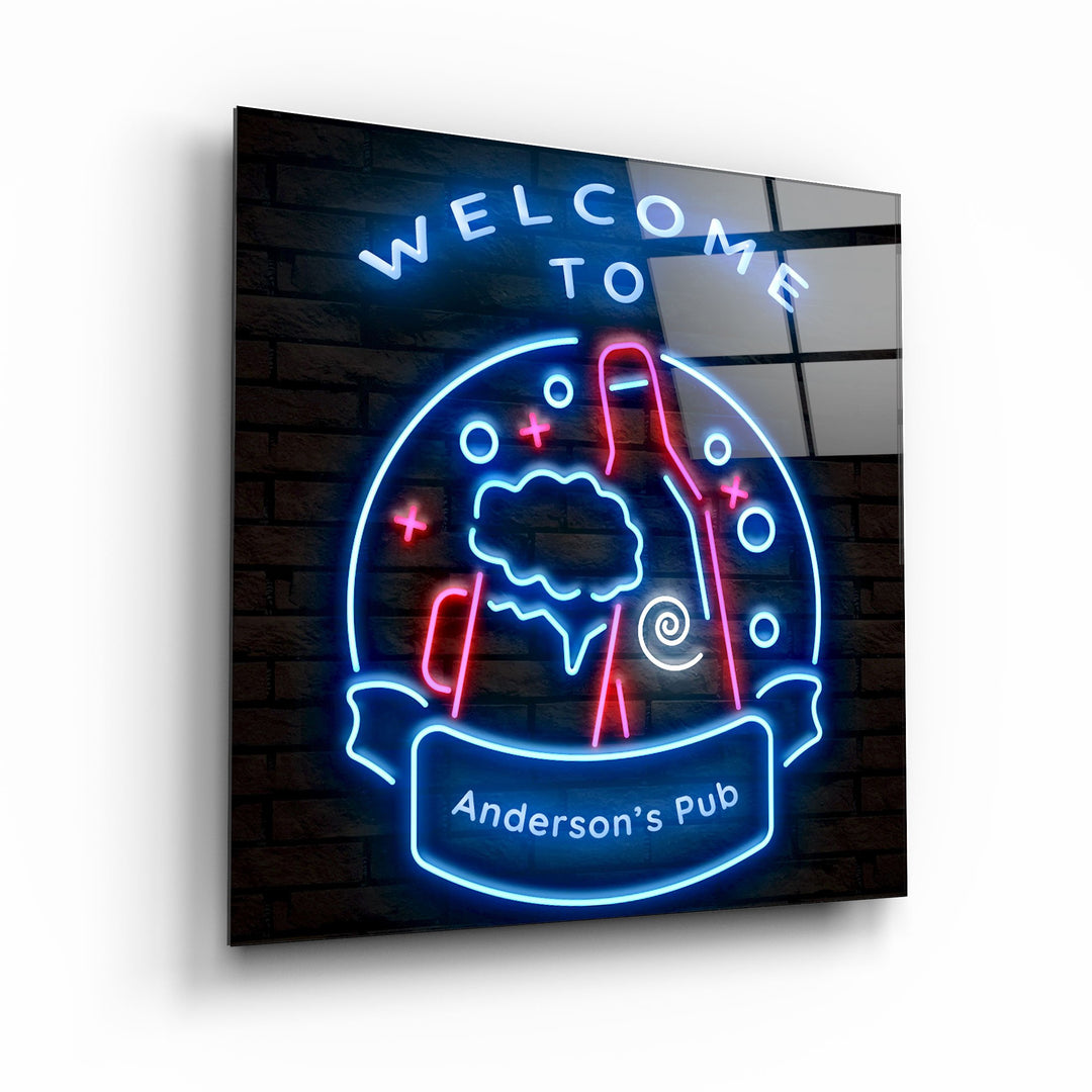 ."Custom Printing". Your Bar-Pub-Club Glass Wall Art | Artdesigna Glass Printing Wall Arts.