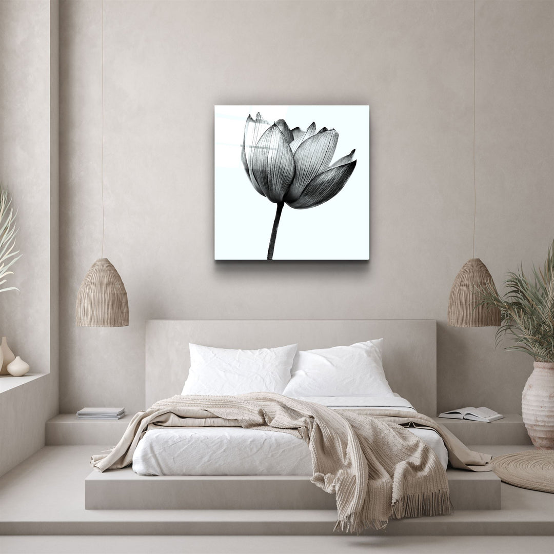 ・"Flower"・Glass Wall Art | Artdesigna Glass Printing Wall Arts.