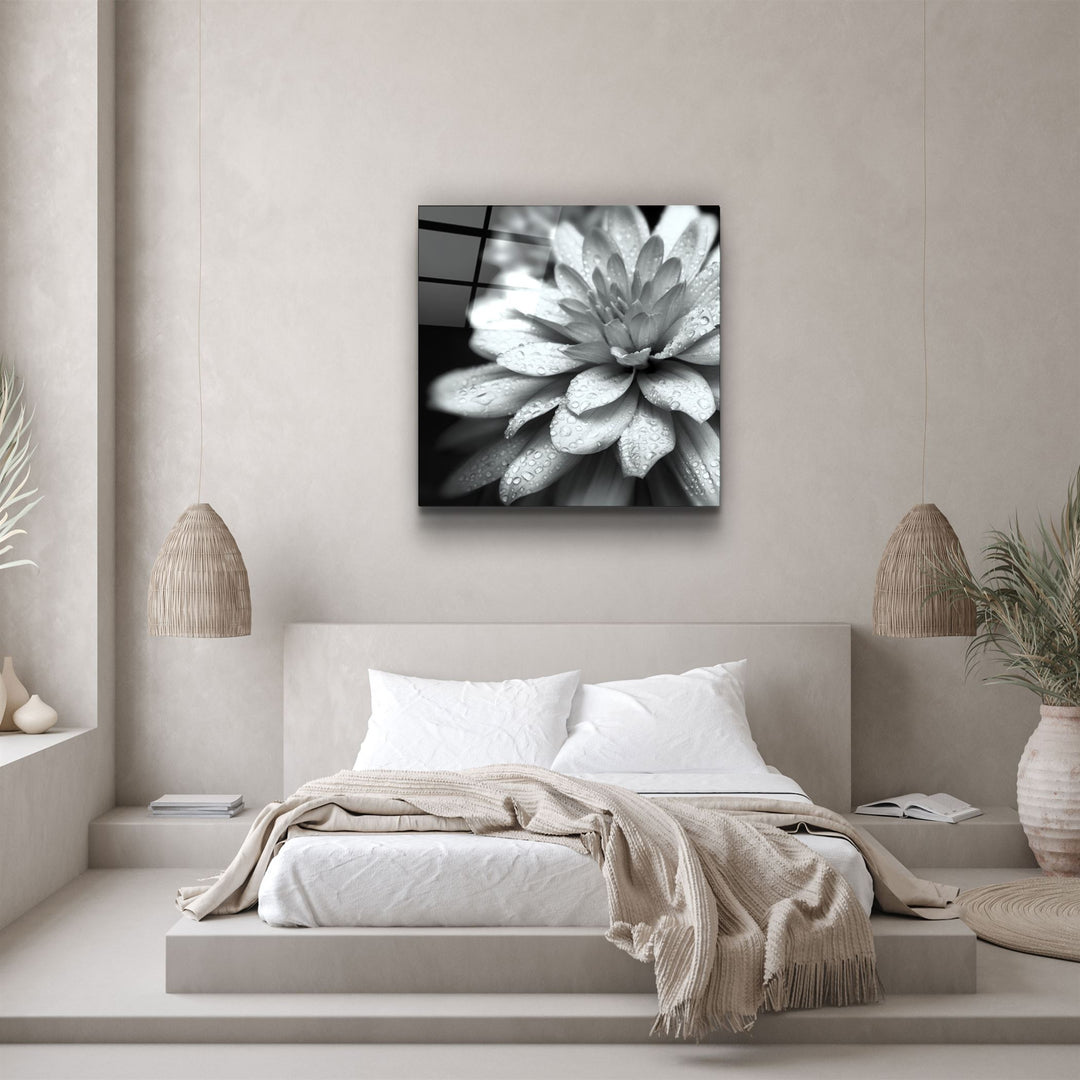 ・"Flower"・Glass Wall Art | Artdesigna Glass Printing Wall Arts.