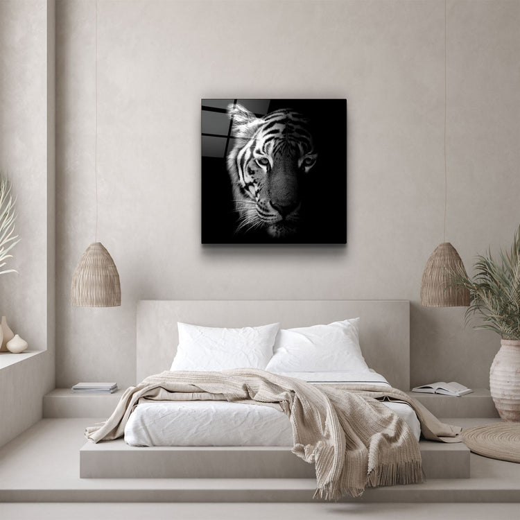 ・"Tiger"・Glass Wall Art | Artdesigna Glass Printing Wall Arts.