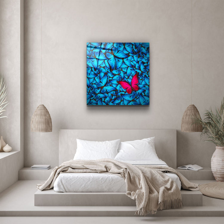 ・"Butterfly"・Glass Wall Art | Artdesigna Glass Printing Wall Arts.