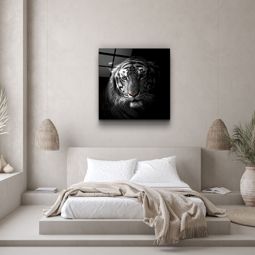 ・"Tiger"・Glass Wall Art | Artdesigna Glass Printing Wall Arts.