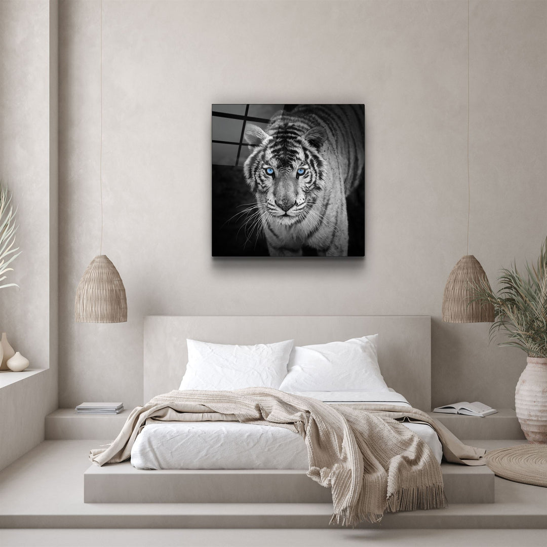 ・"Tiger"・Glass Wall Art | Artdesigna Glass Printing Wall Arts.
