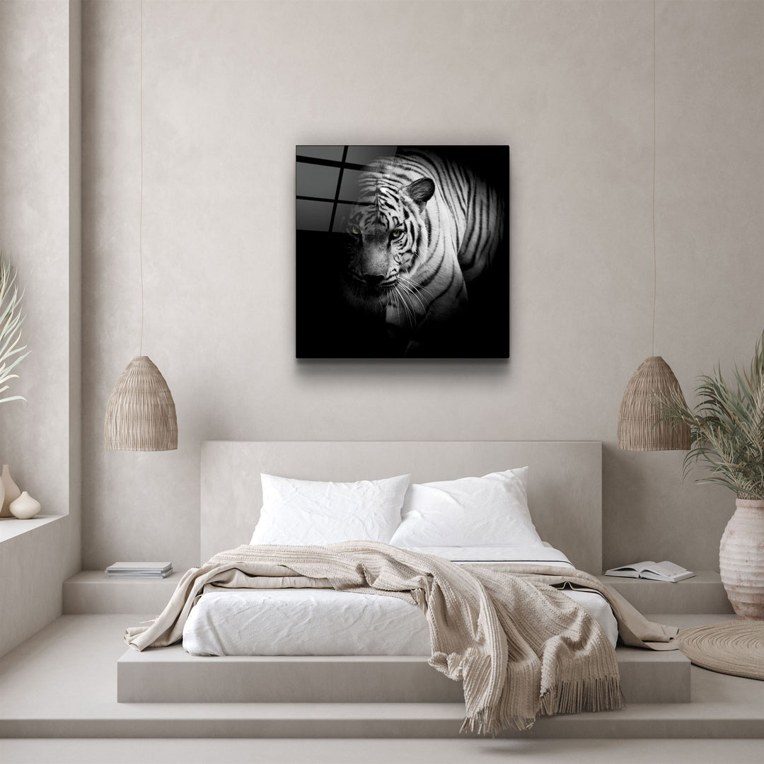 ・"Leopard"・Glass Wall Art | Artdesigna Glass Printing Wall Arts.