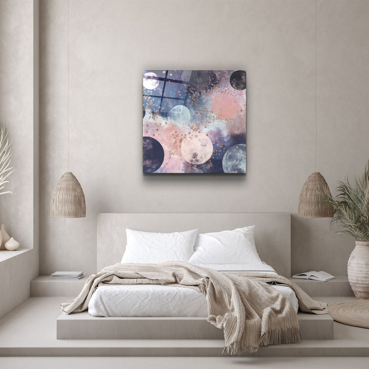 ."Pastel Abstract 4". Glass Wall Art | Artdesigna Glass Printing Wall Arts.