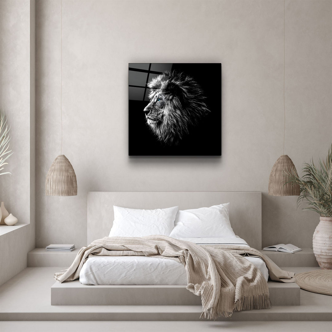 ・"Lion"・Glass Wall Art | Artdesigna Glass Printing Wall Arts.