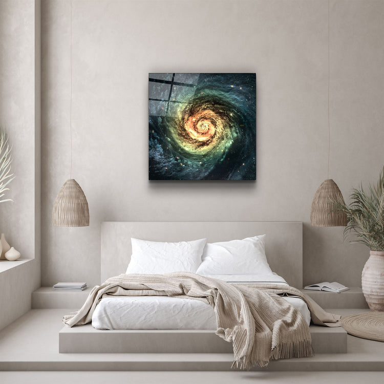 ・"In the Space-1"・Glass Wall Art | Artdesigna Glass Printing Wall Arts.