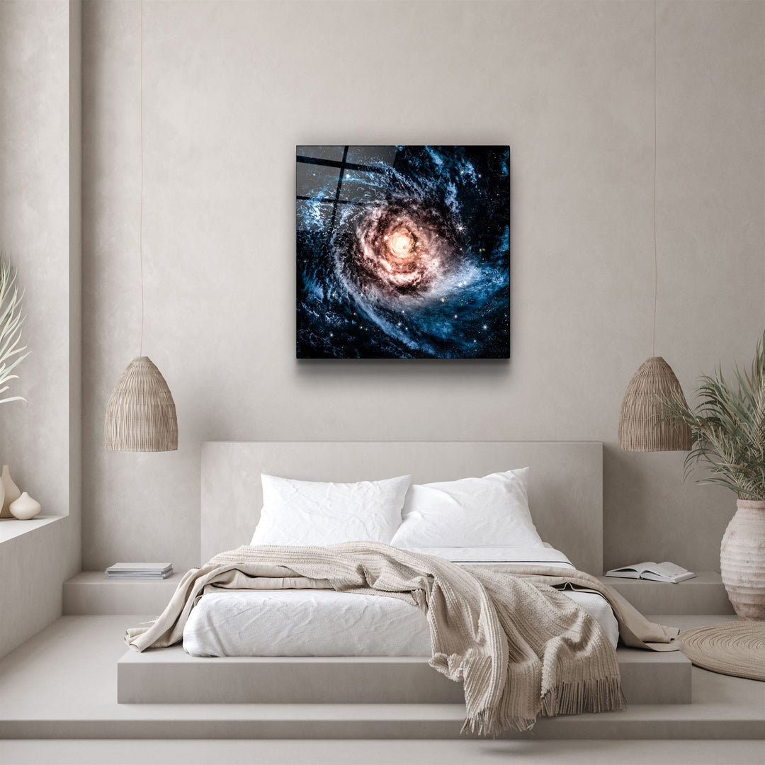 ・"In the Space-3"・Glass Wall Art | Artdesigna Glass Printing Wall Arts.